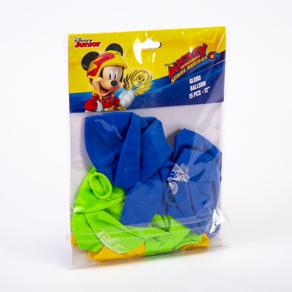 Globo Disney estampado Mickey Mouse 12pulg 15und surtido