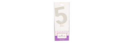 Topper carnival decorativo para pastel #5 5.08x15.2cm plateado