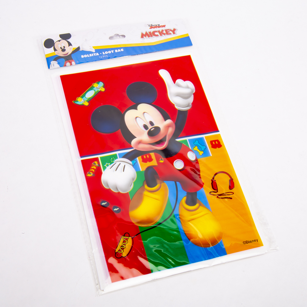 Bolsa Carnival estampado Mickey Mouse 12und