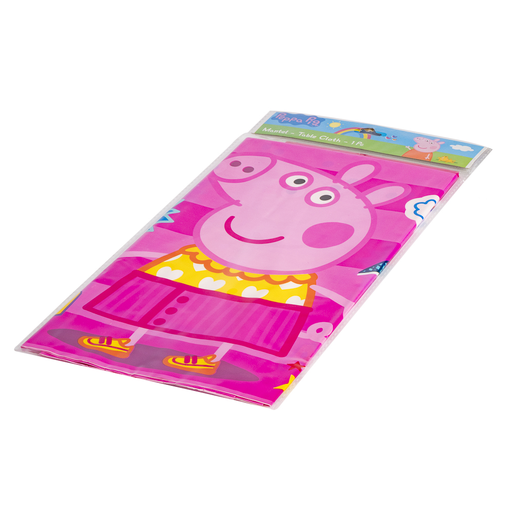 Mantel plástico carnival estampado Peppa Pig bff rosado