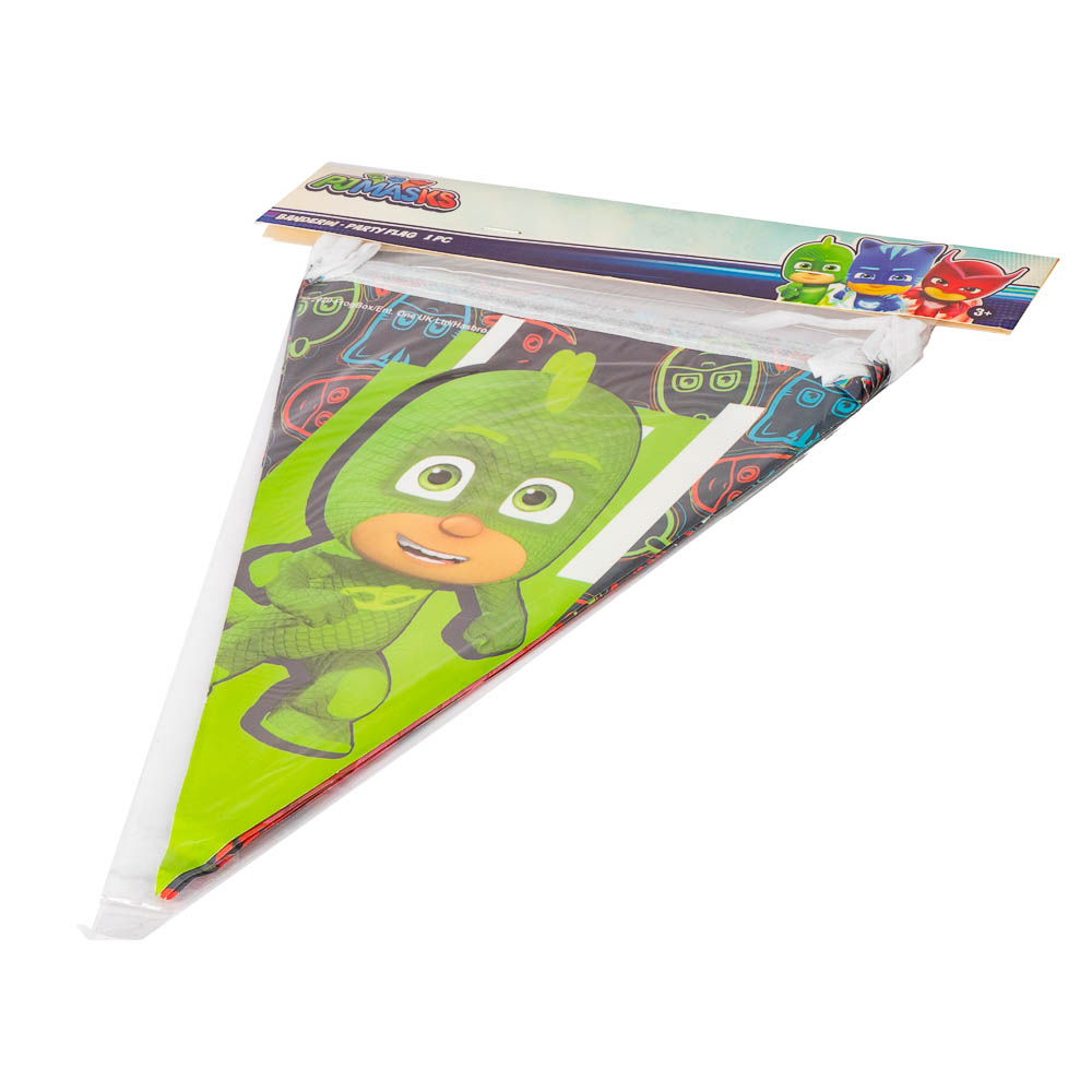 Banderín papel Carnival estampado pjmasks