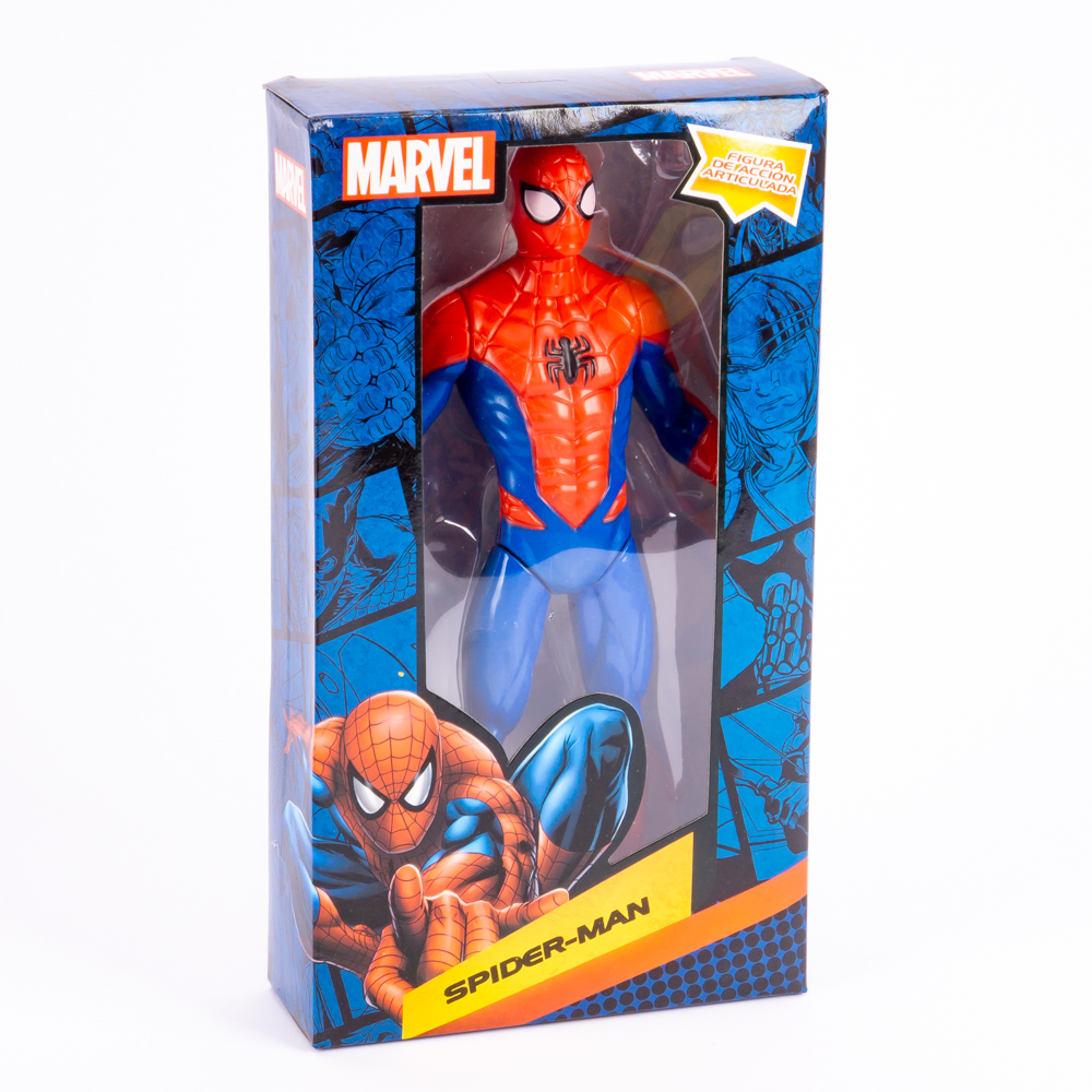 Muñeco Marvel plástico Spiderman +4a