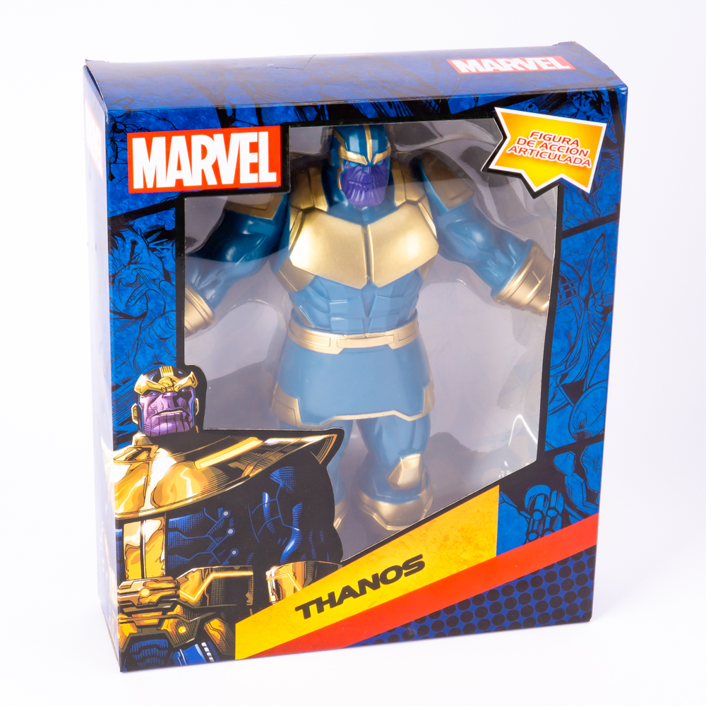 Muneco marvel thanos 9pulg +3a