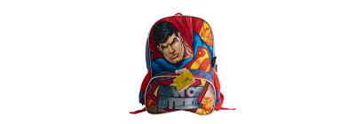 Salveque tela liso estampado super man man of steel 16pulg