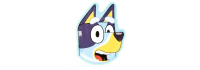 Plato cartón estampado Bluey 9pulg 6und