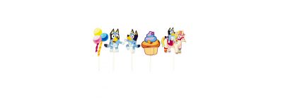 Topper estampado Bluey 6pzas multicolor