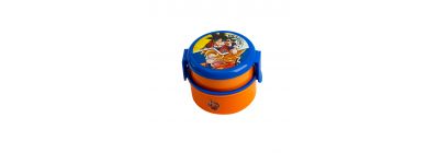 Recipiente plástico estampado Dragon Ball 3pzas 