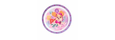 Plato plástico plano estampado Skye Paw Patrol 9pulg