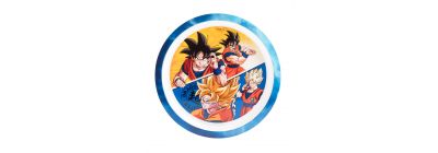 Plato plástico plano estampado Dragon Ball super 9pulg