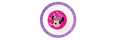 Plato plástico hondo estampado Minnie Mouse 6pulg