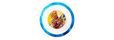 Plato plástico hondo redondo estampado Dragon Ball 6pulg 