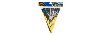 Banderín papel estampado Batman multicolor