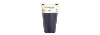 Vaso cartón 9oz 8und azul oscuro