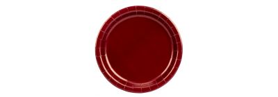 Plato cartón 9pulg vino