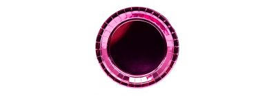 Plato cartón 7pulg fucsia brillante