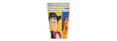 Vaso cartón estampado La Granja 6und surtido
