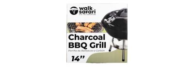 Parrilla portátil compacta negra