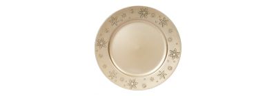 Portaplato navideño con relieve