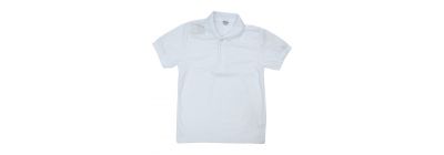 Camiseta escolar infantil blanca