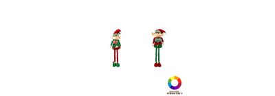 Peluche elfo con lentejuelas