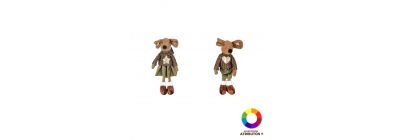 Peluche ratón navideño 44 cm