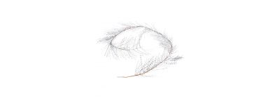 Rama navideña plateada 180 cm