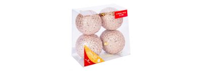 Esferas navideñas oro rosa