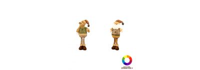 Peluche Santa-oso multicolor