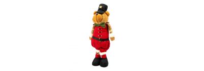 Peluche navideño oso rojo
