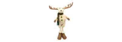 Peluche reno navideño afelpado