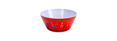 Bowl navideño estampado multicolor