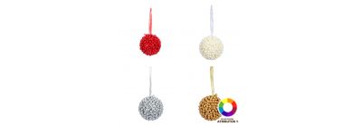 Esfera navideña con relieve