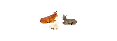 Animal poliresina navideño