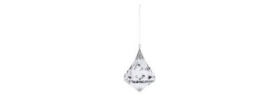 Gema colgante transparente