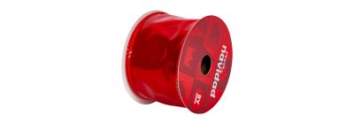 Cinta navideña roja afelpada