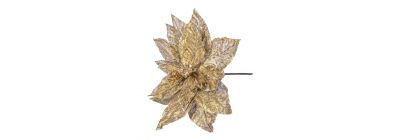 Flor navideña con relieve