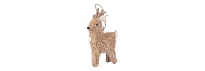 Figura colgante reno beige
