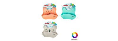 Babero silicón con bolsillo