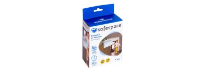 Protector foam esquina para mueble 4und gris
