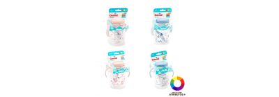 Botella bebé con pajilla