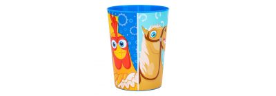 Vaso estampado La Granja zenon azul