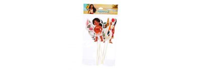 Topper cartón estampado Moana 6pzas surtido