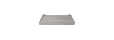 Repisa gris borde duetto 1,5x20x40cm