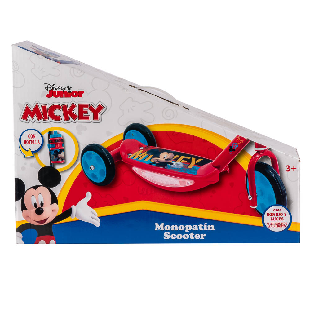 Scooter niño estampado Mickey 3ruedas +3a