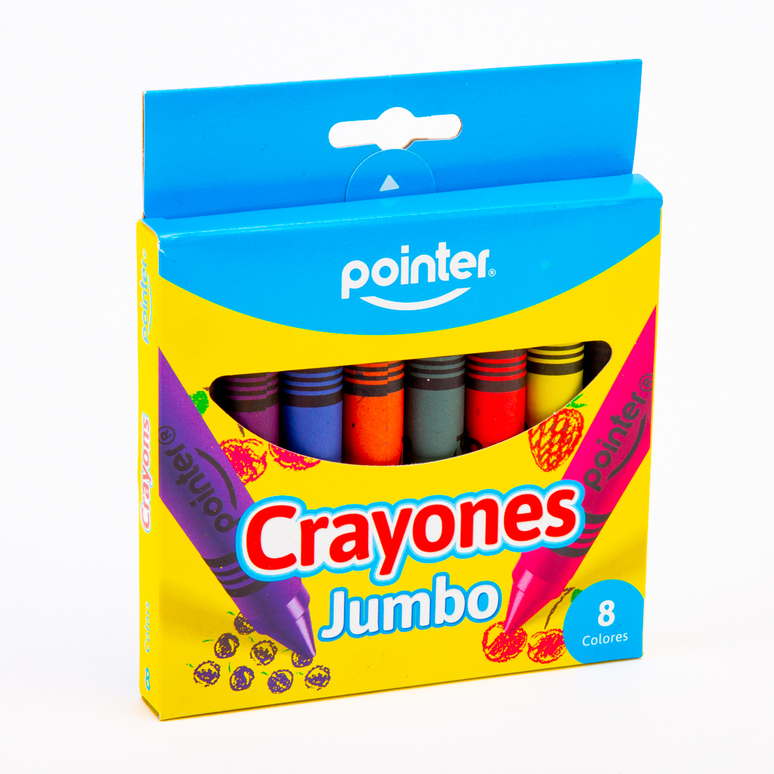 Crayón jumbo 8pzas no tóxico