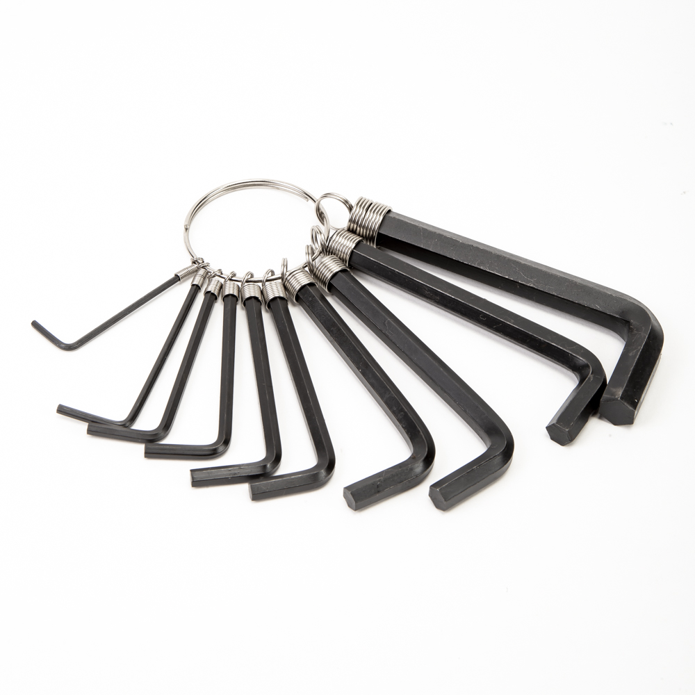 Llave acero hexagonal 10pzas