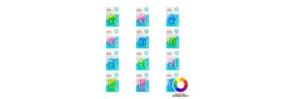 Mordedor plástico con relieve