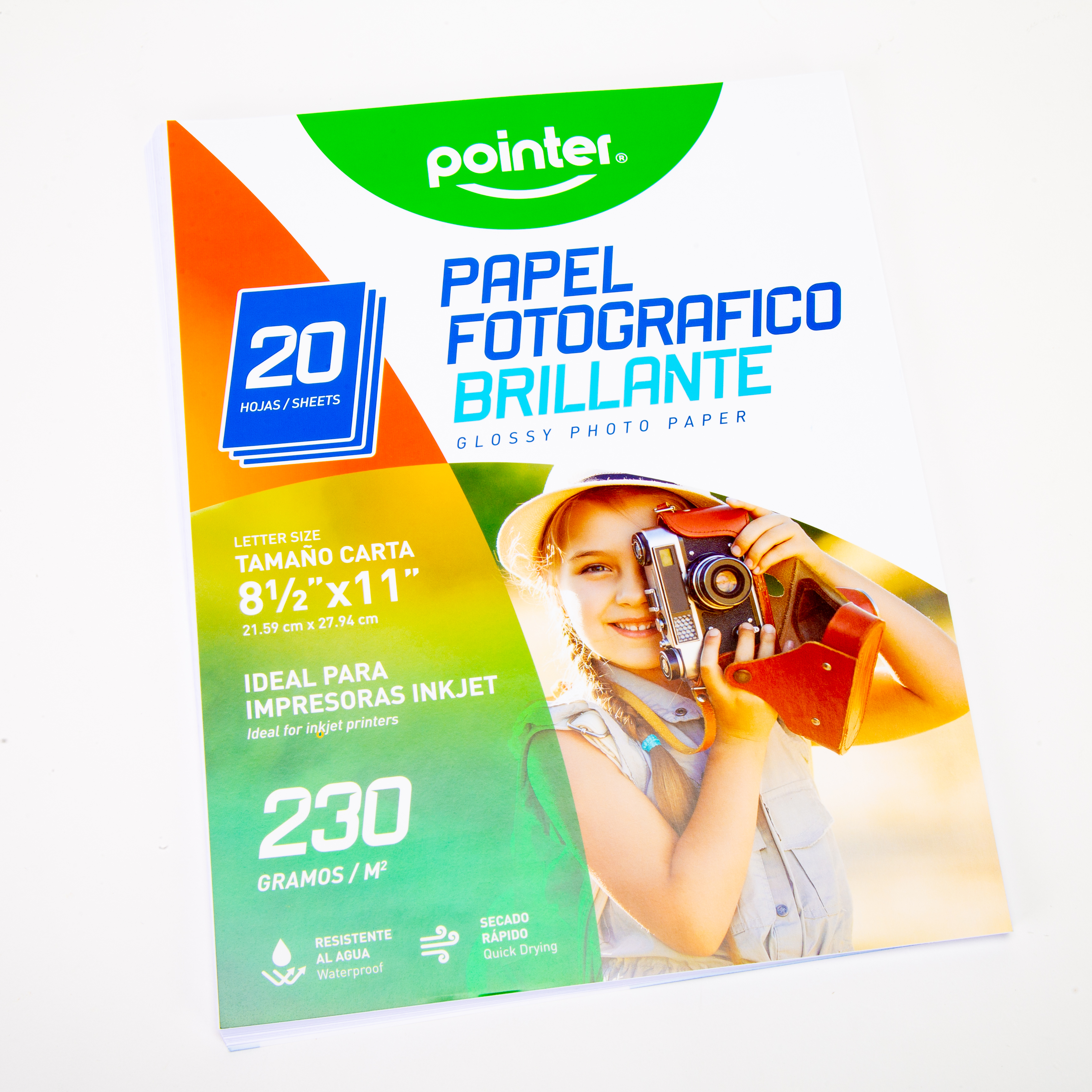Papel fotográfico brillante 