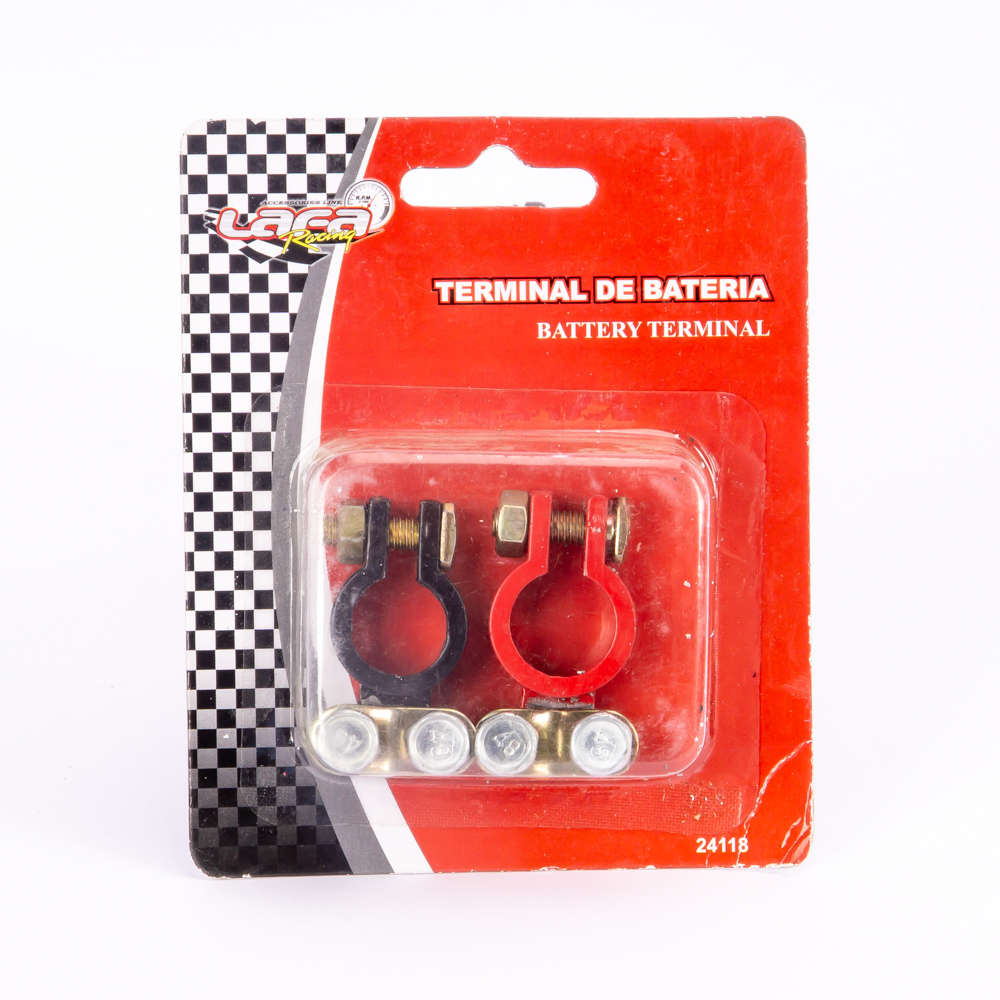 Terminal metálica lafa Racing para batería auto