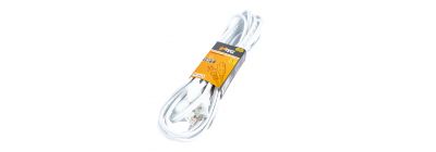 Extensión eléctrica 3 enchufes blanco